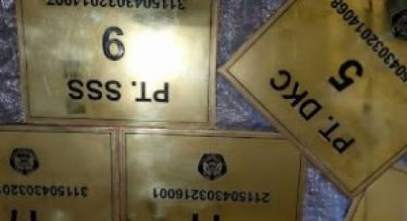 Plat patok tanah PT. BEI , PT. DKC , PT. SSS